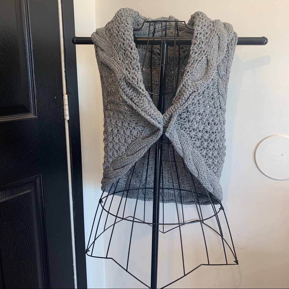 BOHO style Crochet sleeveless Sweater vest MUD PIE